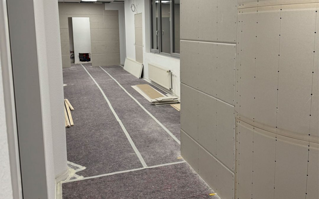 Umbau und Modernisierung der Praxisräume in der Seestraße in vollem Gange